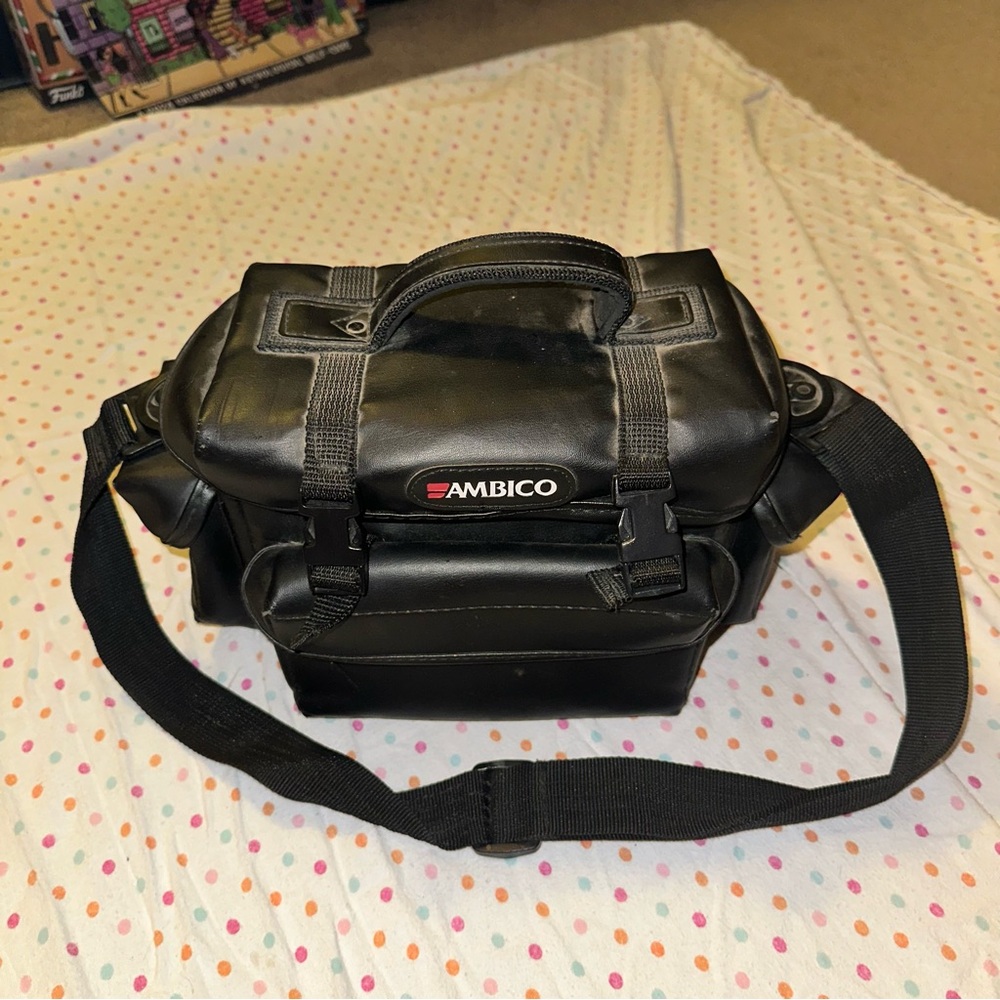 Ambico Camcorder Case - Multiple Pockets - Great Shape - Vintage - Clean Me